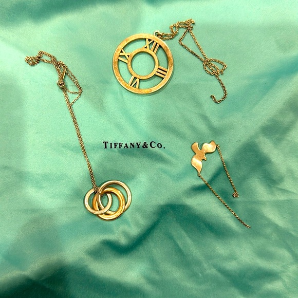 Tiffany & Co. Jewelry - Tiffany and Company, Sterling, silver and Rubedo Necklaces. Need fixing. Cleaned